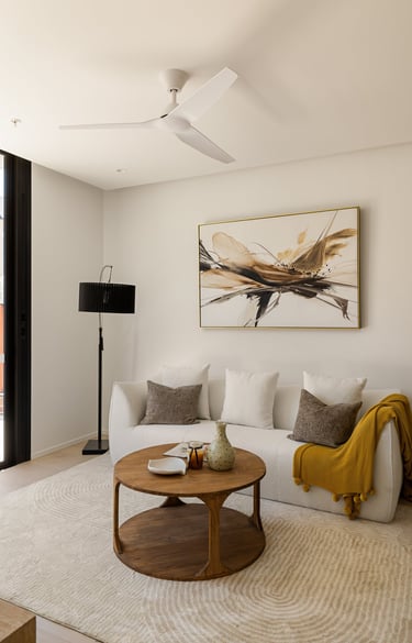 luxe, tableau, intérieur, salon, lumière