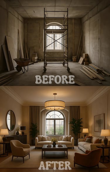Living Room Interior Designer in Delhi