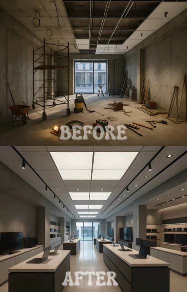 Showroom interior designs