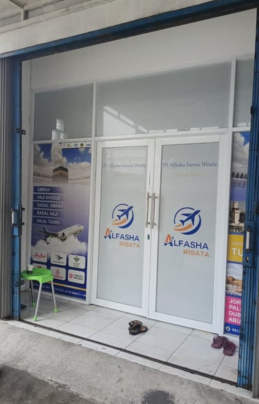 alfasha wisata depan kantor