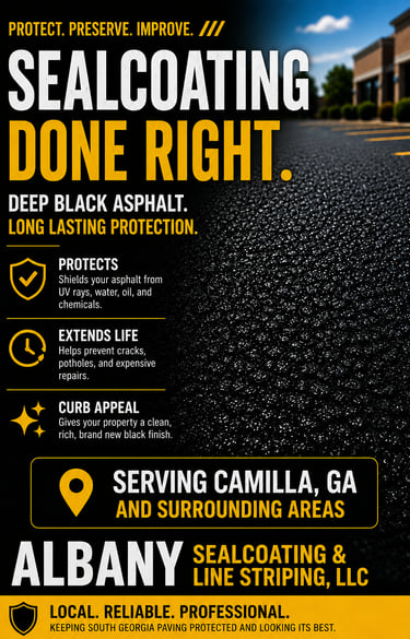 Professional Sealcoating Services in Camilla, Georgia