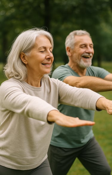 zdraví seniorů aktivní stárnutí wellbeing 60plus duševní pohoda výživa po 60 mindfulness životní rov