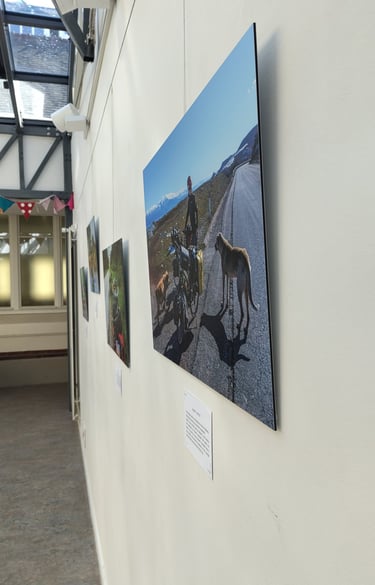 Plusieurs tirages d'une exposition photo