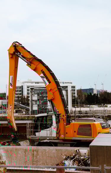 photo chantier phase fondations beton