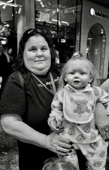 Peter Pickering meets a fascinating character who has a 'family' of lifelike dolls