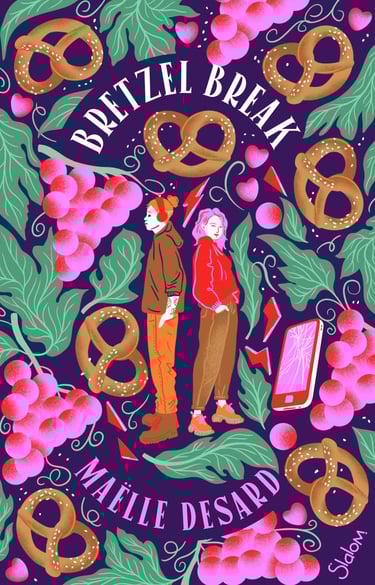 Première de couverture du roman Bretzel Break de Maëlle Desard