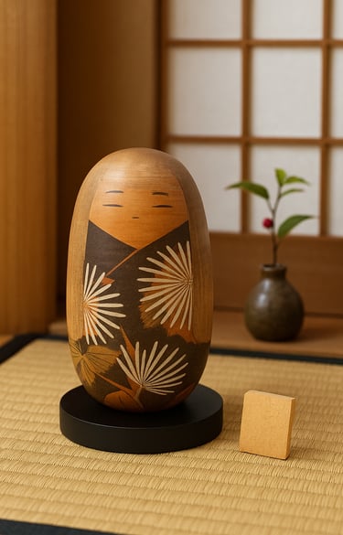 Seltene japanische Figur – handgefertigte Künstlerarbeit aus Japan