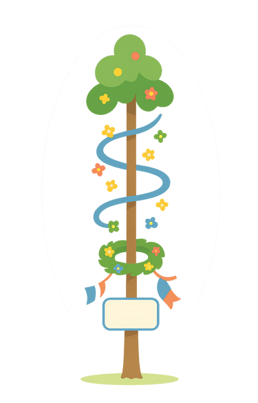 photos d'un arbre de mai landais