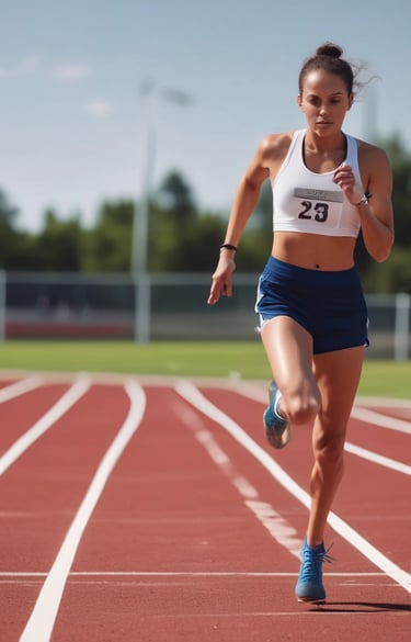 Athlete drinking water after workout with healthy snacks nearby