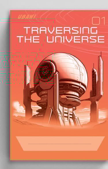 ubawi-Traversing-the-universe-01-sci-fi-illustrated-notebook-cover