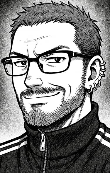 Imagen de JB al estilo manga
