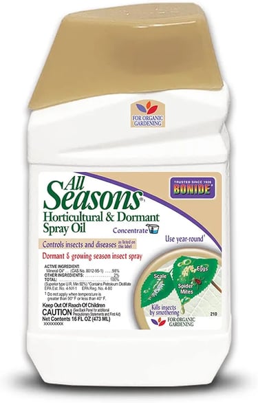 All Seasons Horticultural and dormant spray oil