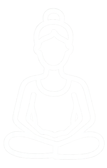 une personne assise en position du lotus pour représenté la dimension physique