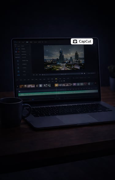 Video editing and content production process using professional editing software