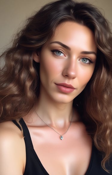 woman smiling wearing denim jacket