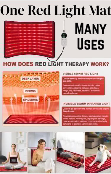 Red Light Therapy Mat for Whole Body Wellness