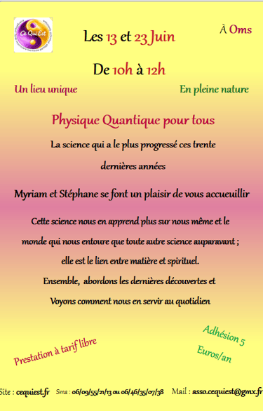 rendez-vous physique quantique