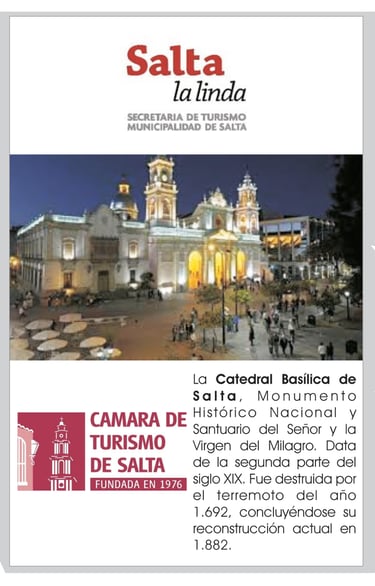 Imagen: Catedral de Salta y Plaza 9 de Julio