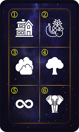 Eden the game of life Celestial extension Card symbols