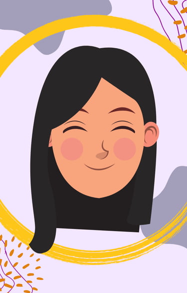 a graphic of a woman