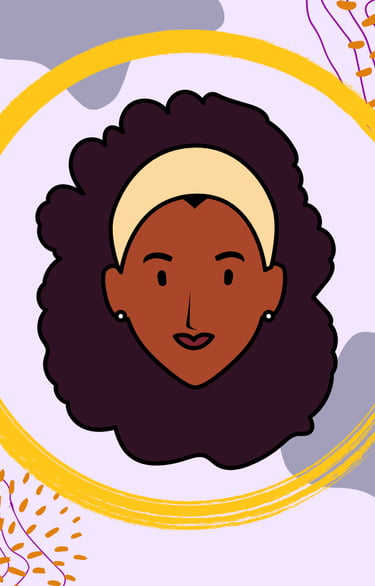 a graphic of a woman