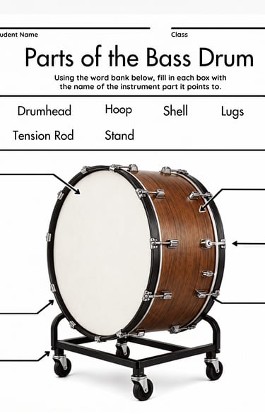 Parts of the Bass Drum