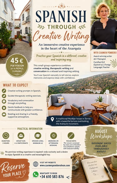 creative writing experience carmen pombero