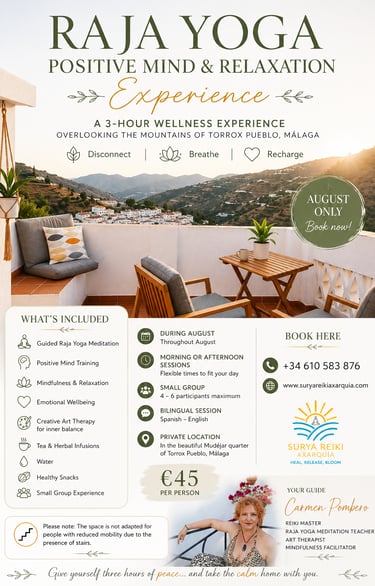 raja yoga experience carmen pombero