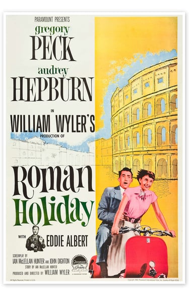 Roman Holiday Movie Poster