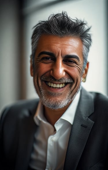Kashif Gupta; Photographed at Washington DC art gallery opening, 2019