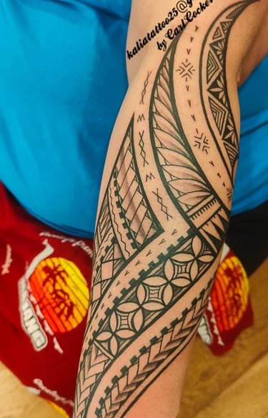 carl cocker polynesian tattoo artist brisbane sydney perth australia 