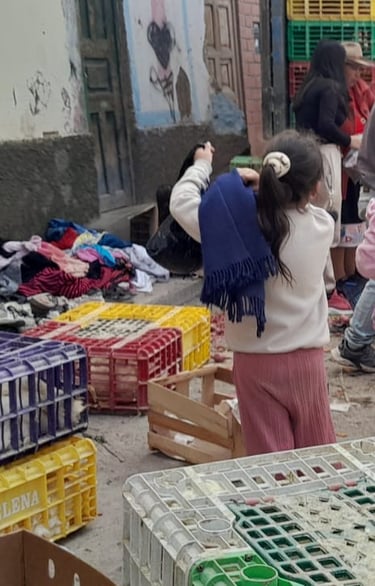 mercado del distrito de Huancaspata, Pataz