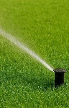 çit sistemleriyle sınırlandırılmış düzenli bahçe alanı