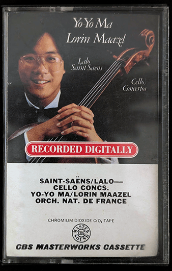 My first Yo-Yo Ma recording on cassette