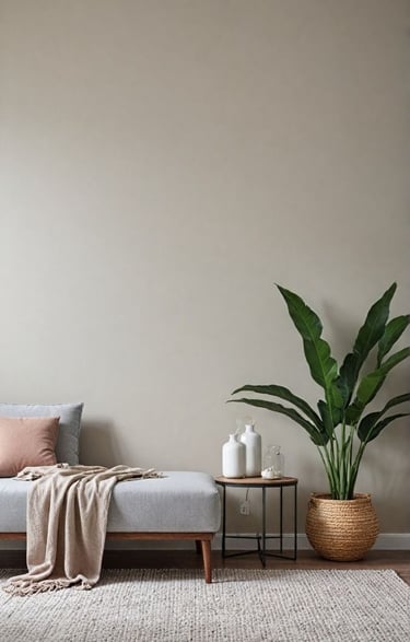 italyan boya uygulaması yapılan dekoratif duvar detayı