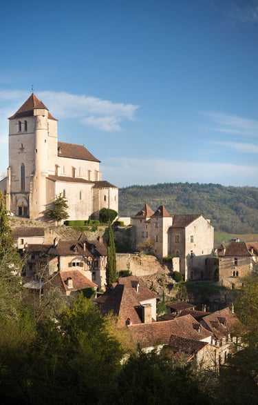 Le village de Saint-Cirq Lapopie (Lot)