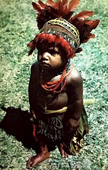 Image d'un enfant Papou