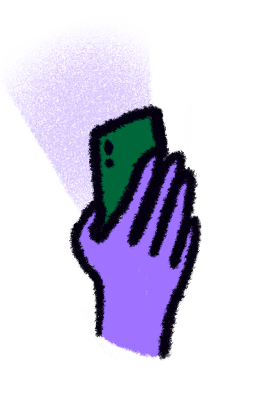 doom scrolling on phone