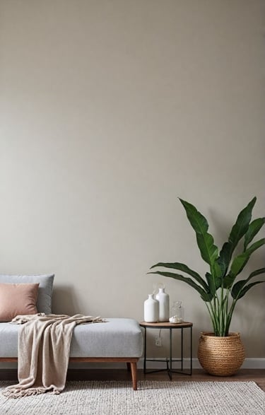 italyan boya uygulaması yapılan dekoratif duvar detayı