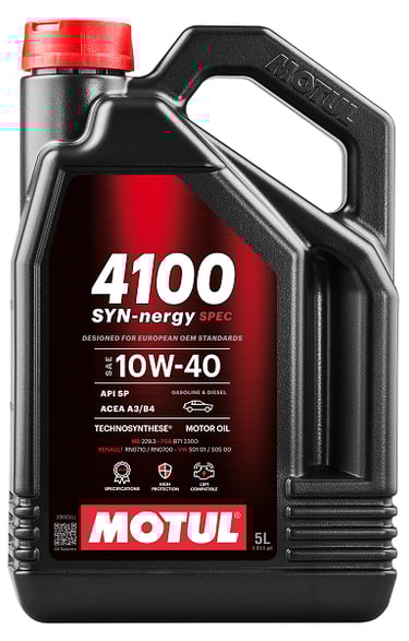 Motul 4100 Synergie+ 10W-40 полусинтетичко моторно масло 5 литра