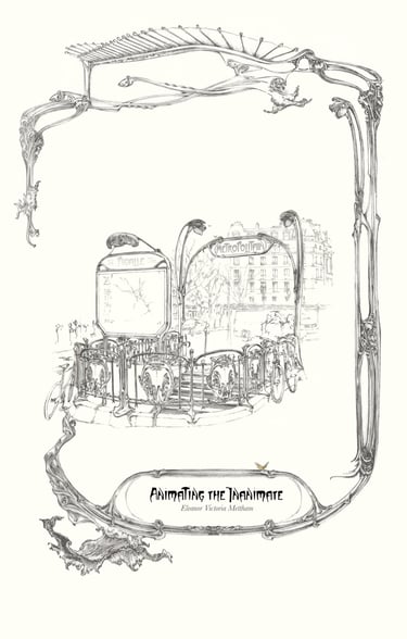 Book cover of Animating the Inanimate by Eleanor Mettham creative writing history of architecture