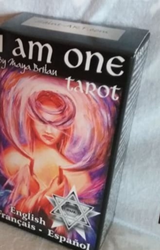 tarot deck of cards Spiritual Metaphysical artwork by Maya Britan I Am One Tarot Deck