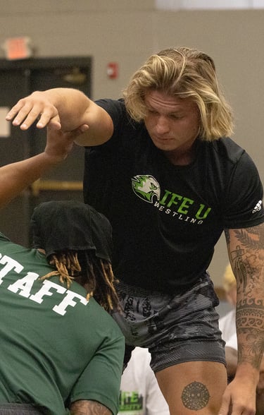 Coach Demonstrating Technique