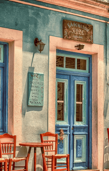 cafe in Greece