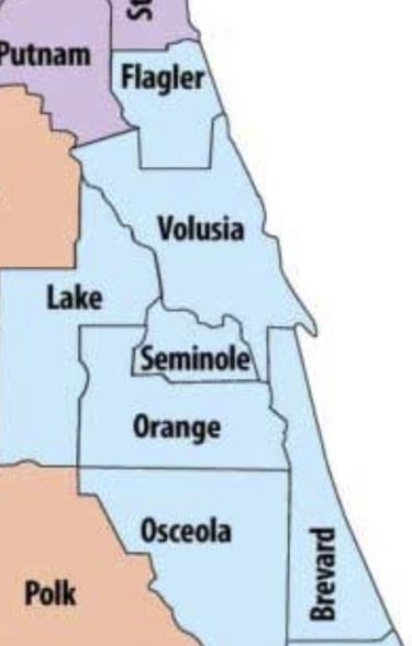 map of florida locations that we service