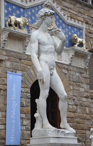 Statue of David in Florence, Italy