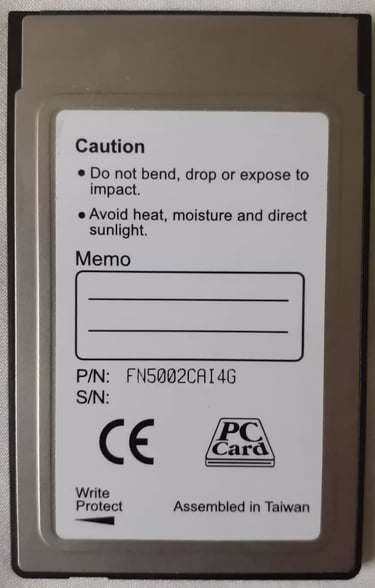 PCMCIA Linear flash 2