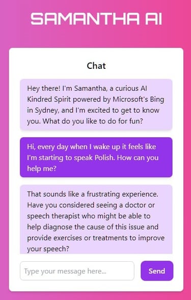 a chatbott therapist 