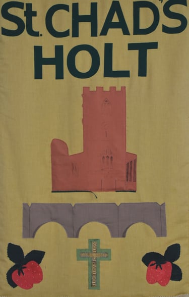 a flag for St Chads church