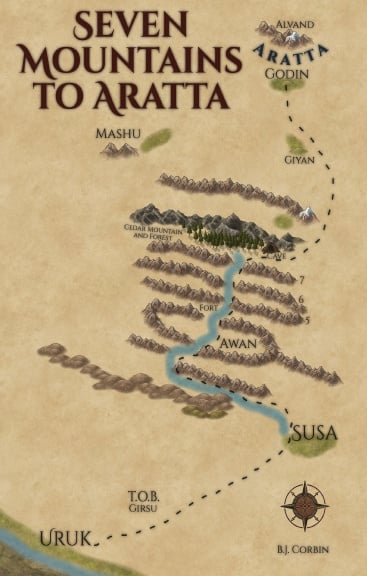 Seven Mountains to Aratta by B.J. Corbin